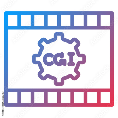 CGI Film Icon Style