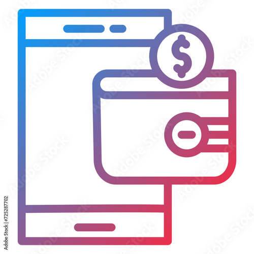 Digital Wallet Icon Style