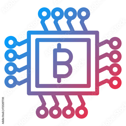 Mining Farm Icon Style