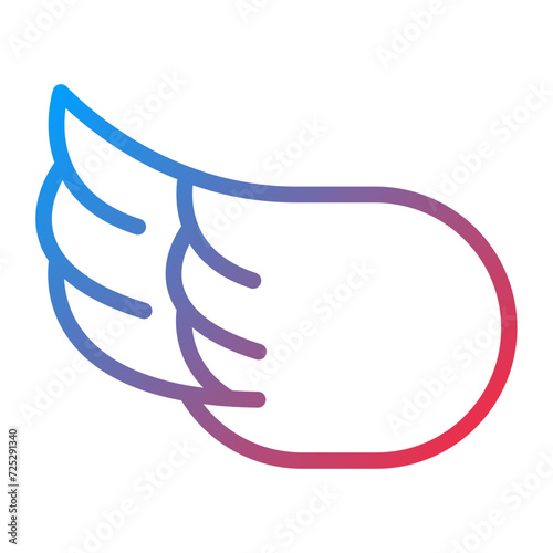 Left Wing Icon Style