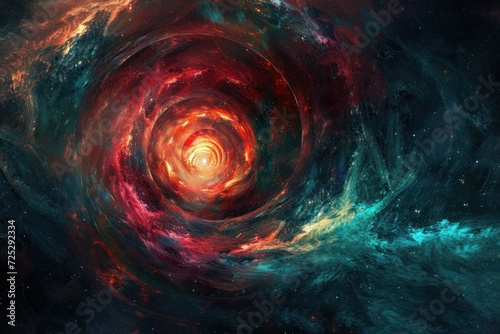 Abstract space art