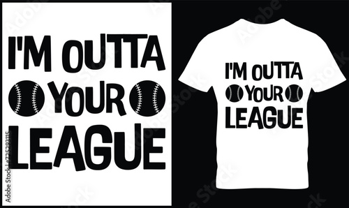 Baseball t-shirt design graphic.