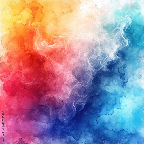 Watercolor Colorful abstract background.