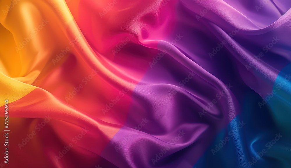 Rainbow flag with rainbow colors Rainbow flag with rainbow colors