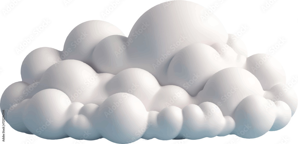 cloud isolated. cloud isolated.