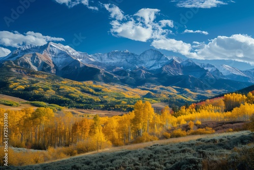 Colorado Rocky Mountains in Fall © cong