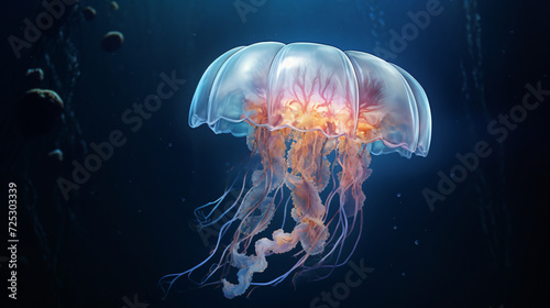 Moon jellyfish © khan
