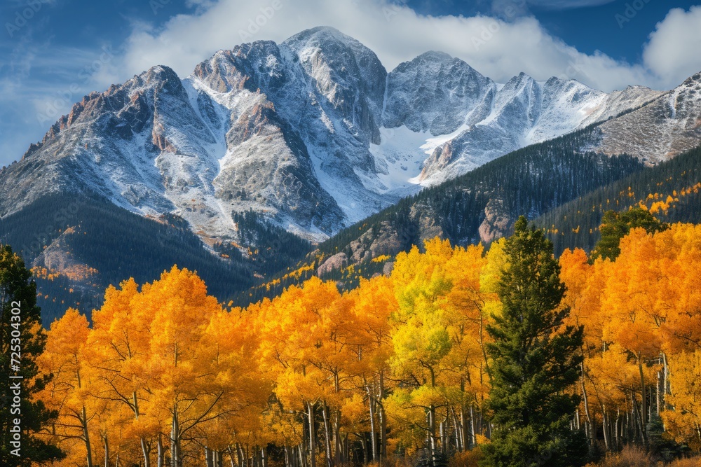 Colorado Rocky Mountains in Fall