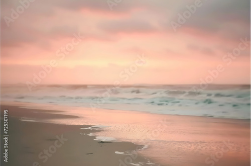 High-Res PNG Backdrop: Sunset Beach, Light, Ray, Bokeh, Dusk Scenery, Golden Hour - Ideal for Digital Background and Stunning Portrait. © Tuong