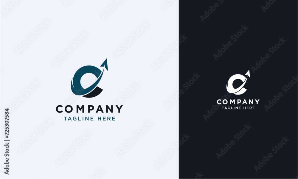 Letter C Arrow Logo Vector Icon Illustration Letter C Arrow Logo Vector Icon Illustration