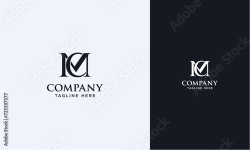 MC or CM initial logo concept monogram,logo template designed to make your logo process easy and approachable. All colors and text can be modified