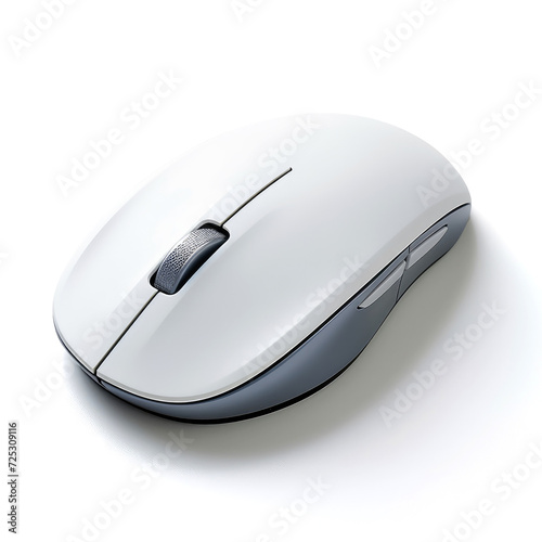 Modern wireless computer mouse  sleek and functional design for easy use  Ai Generated