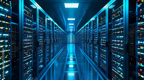 Server racks in computer network security