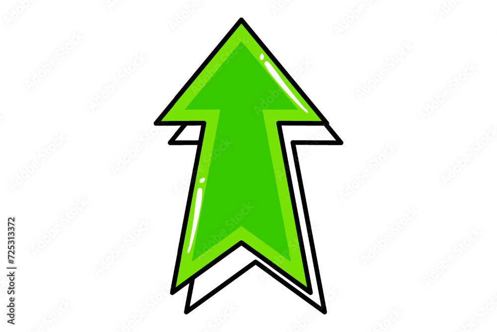 Arrow Highlight Note Sticker Design Arrow Highlight Note Sticker Design
