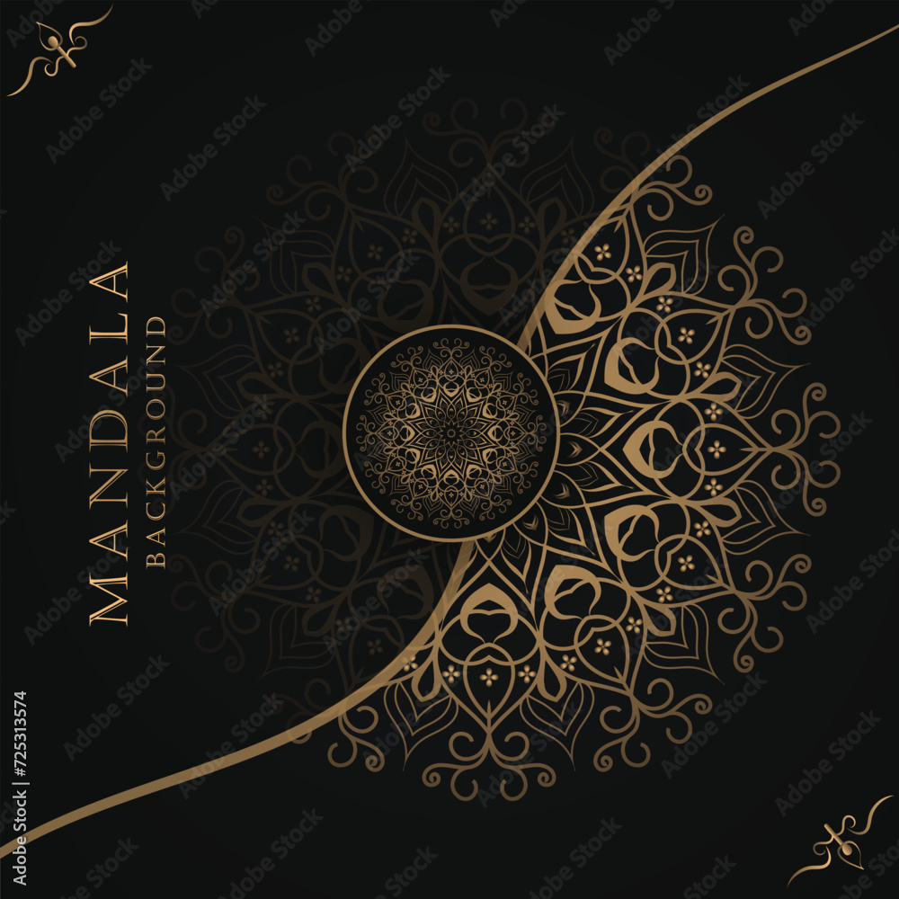 Seamless golden Mandala design template. Gold illustration decoration. Seamless golden Mandala design template. Gold illustration decoration.