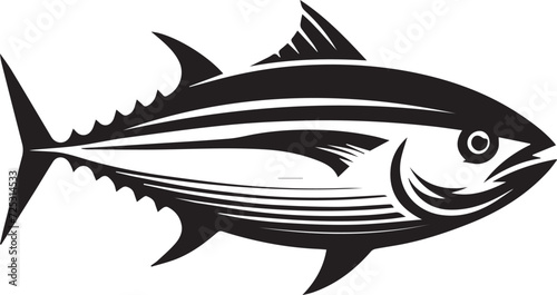 Fish Full Body Vector Silhouette