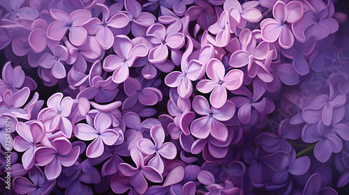 purple lilac flowers