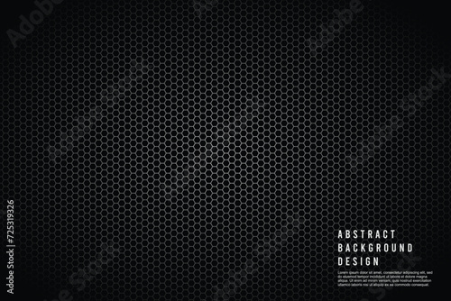 Black metal texture steel background. Perforated sheet metal.