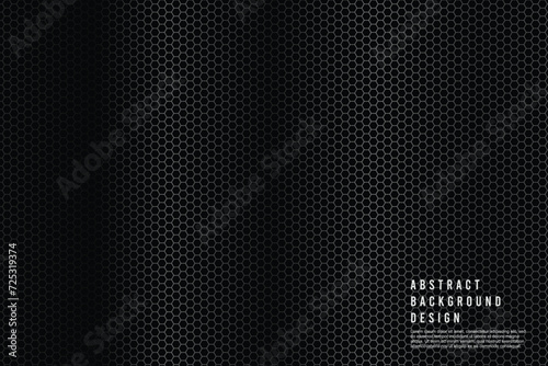 Black metal texture steel background. Perforated sheet metal.
