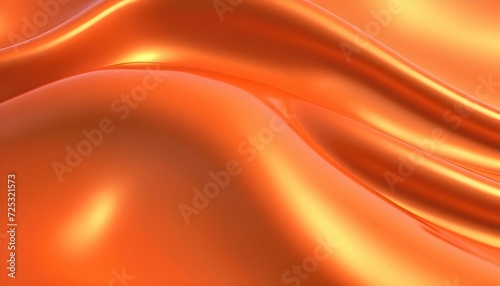 Fluid smooth abstract metallic holographic colored shape background