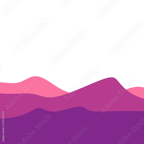 Abstract Mountains Landscape
