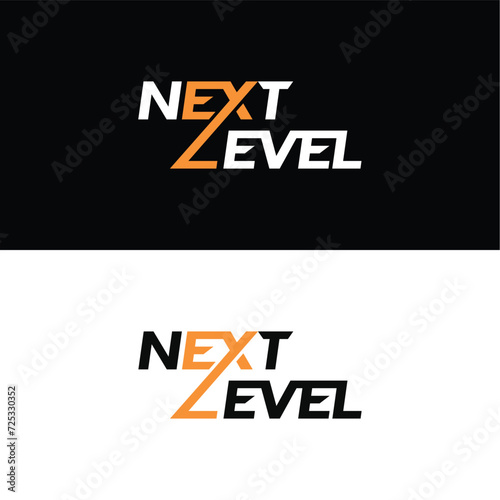 Next level Creative Word Mark business logo design