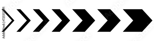 dynamic moving arrow symbol.