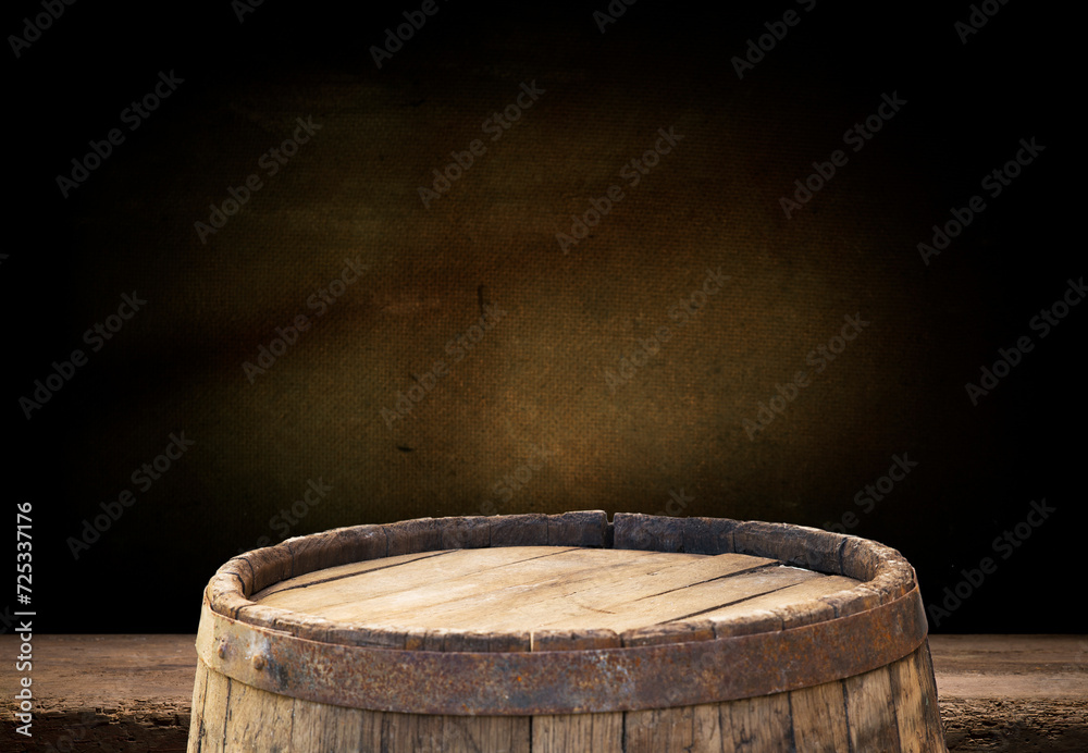 Wooden barrel for wine with steel ring. Clipping path included. Wooden barrel for wine with steel ring. Clipping path included.