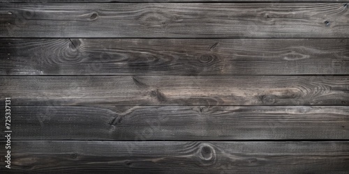 Weathered, black and grey wooden texture - long wooden background banner.