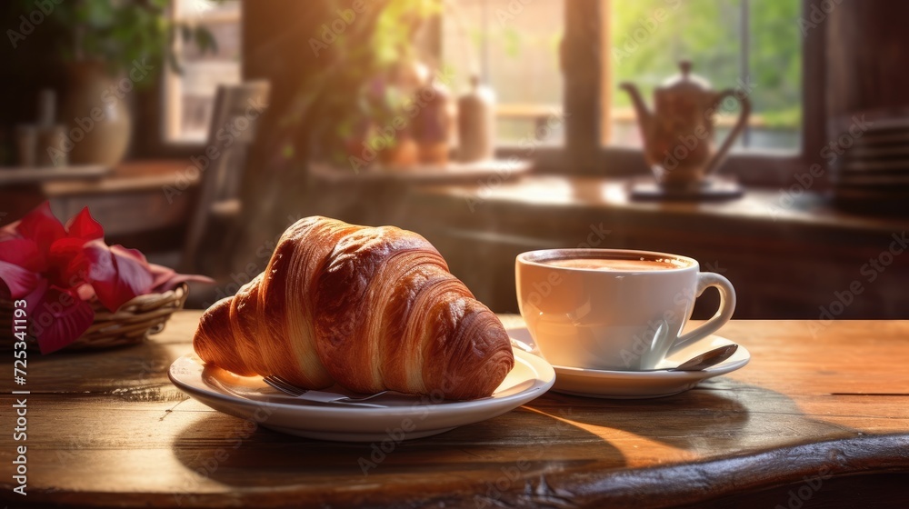 Cafe-style breakfast. Generative AI Cafe-style breakfast. Generative AI