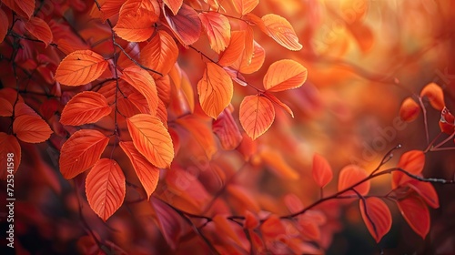 Colorful autumn. Generative AI