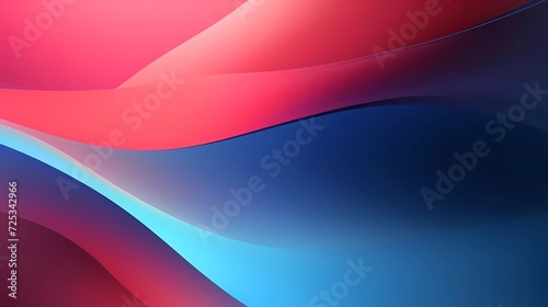 Abstract background. Blue and red gradient with grain effect. generative ai