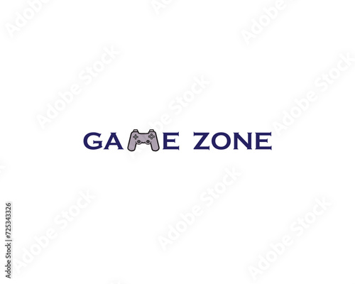 illustration vector graphic of game zone business logo design