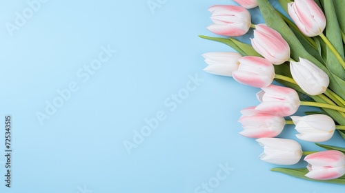 Mothers Day tulips. Generative AI