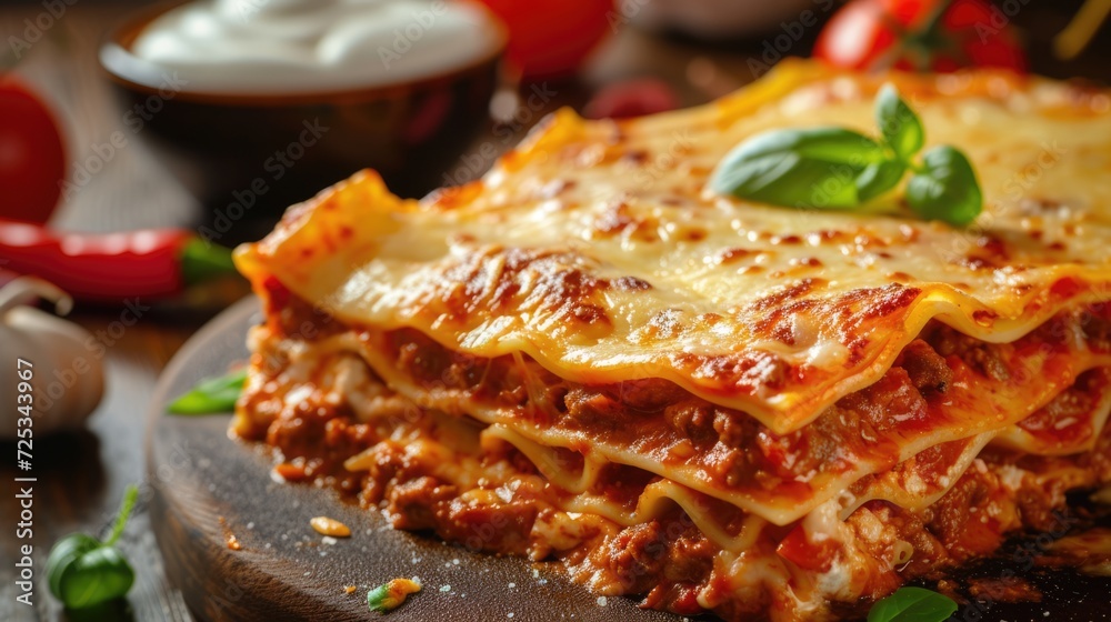 tasty italian meat lasagne pasta tasty italian meat lasagne pasta