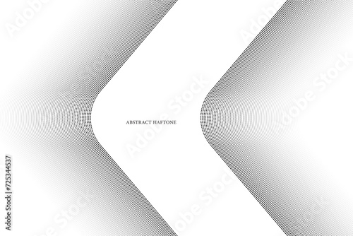 Gradient halftone dots background. Abstract dotted vector background. Halftone effect