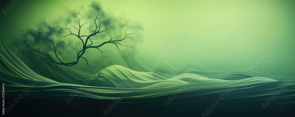 Abstract green background with tree shadows. Generative AI. Abstract green background with tree shadows. Generative AI.