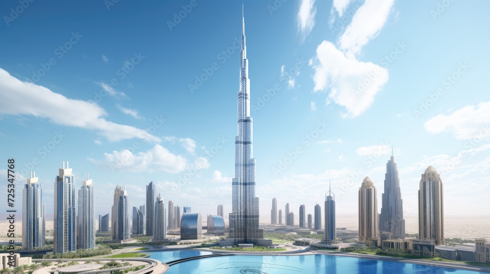 burj khalifa, realistic photo, high quality, --ar 16:9 --v 5.2 Job ID: 3dea5987-4952-40d3-ab3b-8c3a8ab60fea