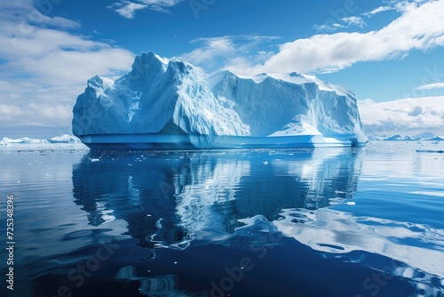 Iceberg in Antarctica, iceberg in polar regions © Mamstock