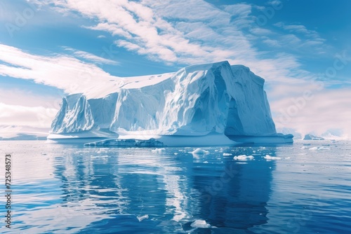 Iceberg in Antarctica, iceberg in polar regions © Mamstock
