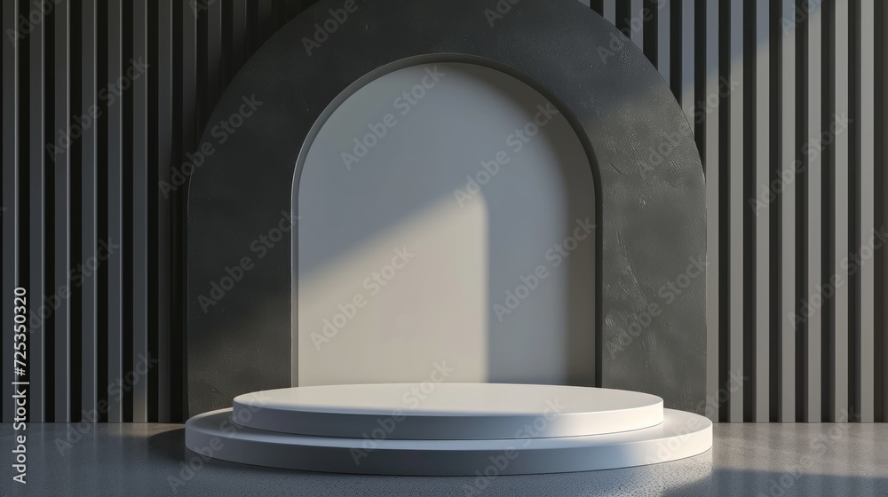 Display podium design for mock up and product presentation Display podium design for mock up and product presentation