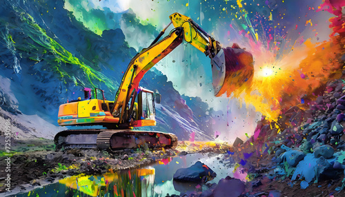Vivid excavator