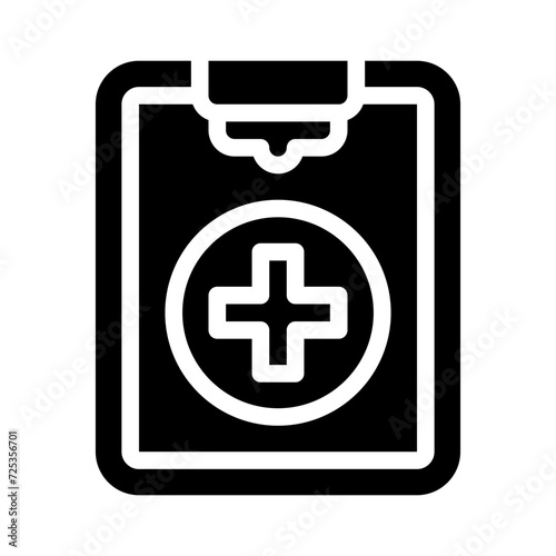 clipboard glyph icon