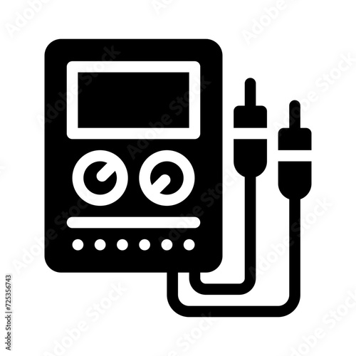multimeter glyph icon