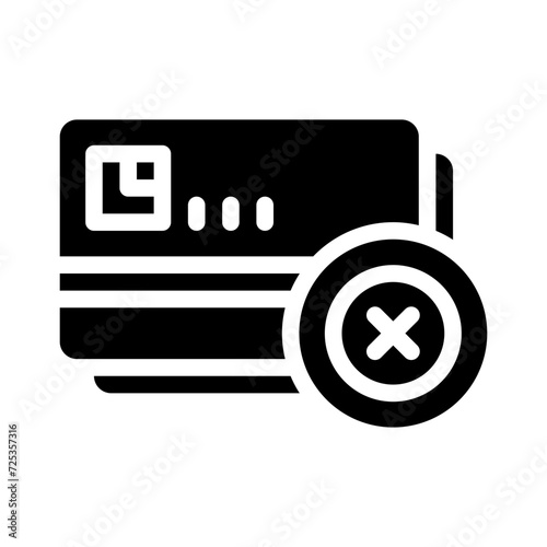 rejected glyph icon