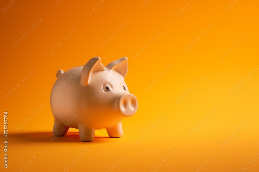 豚の貯金箱のイメージ写真（貯金・投資・背景なし）