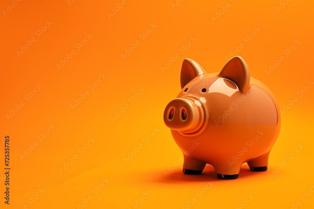 豚の貯金箱のイメージ写真（貯金・投資・背景なし）