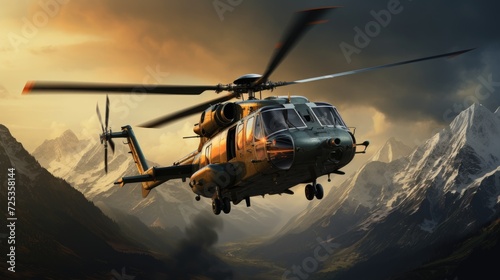 helicopter, realistic, --ar 16:9 --v 5.2 Job ID: 98010ba5-b0dc-45c1-aa65-6fc5517fbde7