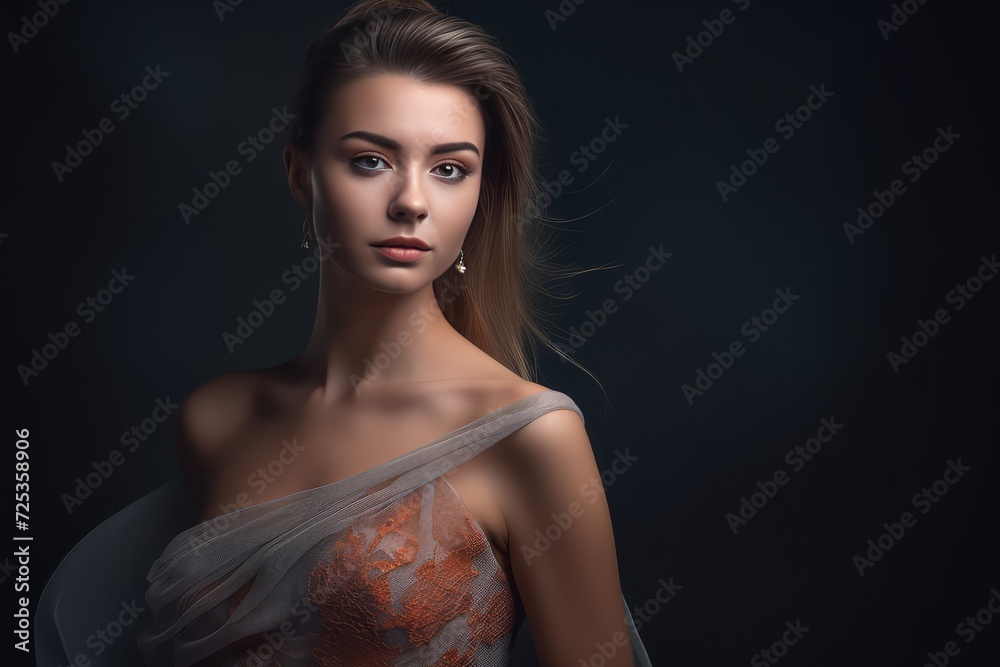 portrait of young pretty female model photoshoot portrait of young pretty female model photoshoot