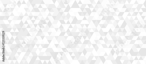 Gray white triangle geometric pattern background 